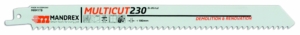 MANDREX MULTICUT Reciprocating Blade - 230 - Demolition (2st/förp)