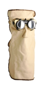 Svetsmask läder 30cm