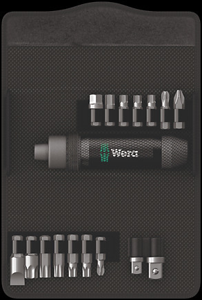WERA 2090/17 Impact driver set 2090 90 Nm 1 x 5/16"x142,0;851/2 Z PH 1 x PH 2x32; 1 x PH 3x32;851/2