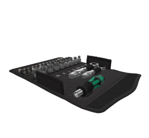 WERA Kraftform Kompakt Zyklop Mini 2 Zyklop Mini ratchet Set 27 pcs. 8001 A 1 x 1/4"x87,0;8005 1 x 1