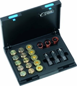 V-COIL-Set OS 22 Retainer Rings OS made of Copper (CU) and Aluminium M 13x1.5 / M15x1.5 / M17x1.5 /