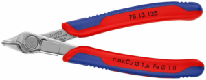 KNIPEX Sidavbitare med trådklämma 125 mm