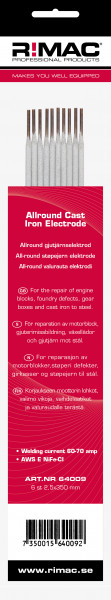 RIMAC Svetselektrod Gjutjärn-2,5 mm x 6st