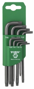 HAFU insexnyckelset Torxsats TX9-TX40