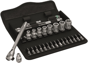 WERA spärrnyckelsats 1/4" 28 delar
