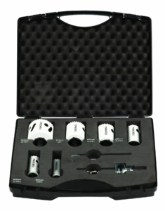 MANDREX MXqs Hole Saw Kit - Plumber - Bi-metal SpeedXcut M42