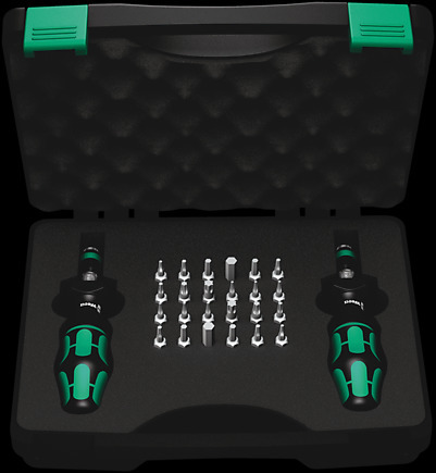 WERA 7440/41 Kraftform momentskruvmejselsats 0,3-3,0 Nm, 26 delar