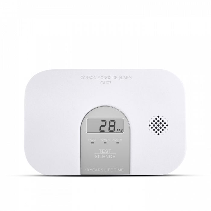 Housegard kolmonoxidlarm med LCD, inkl. 3-årsbatteri, CA107