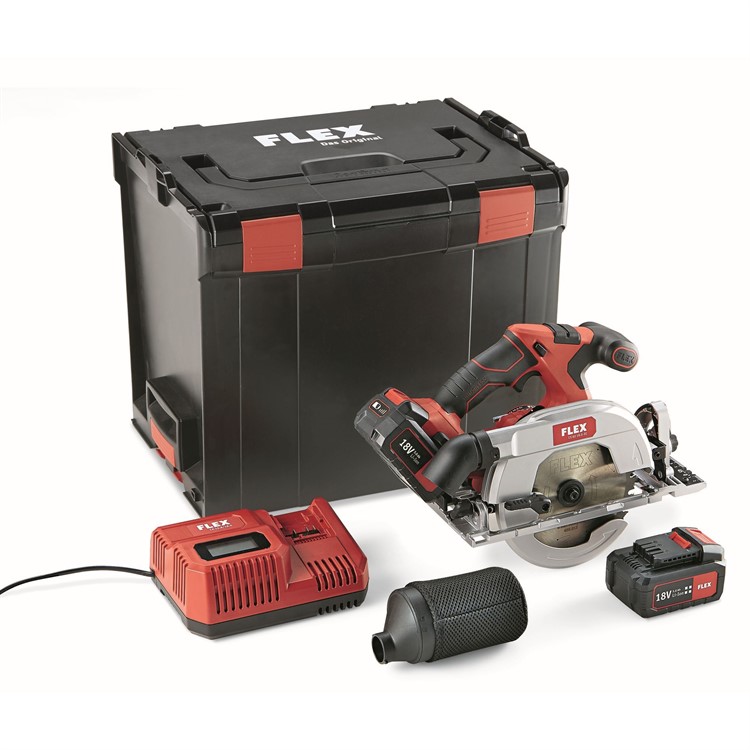 FLEX Battericirkelsåg Komplett Set 18V