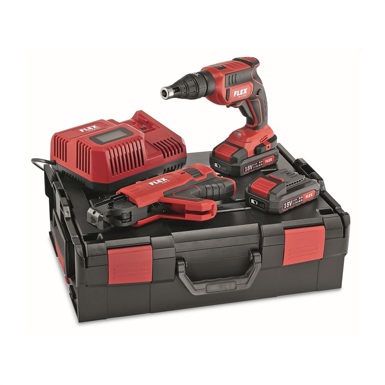 FLEX Gipsskruvdragare Komplett Set 18V