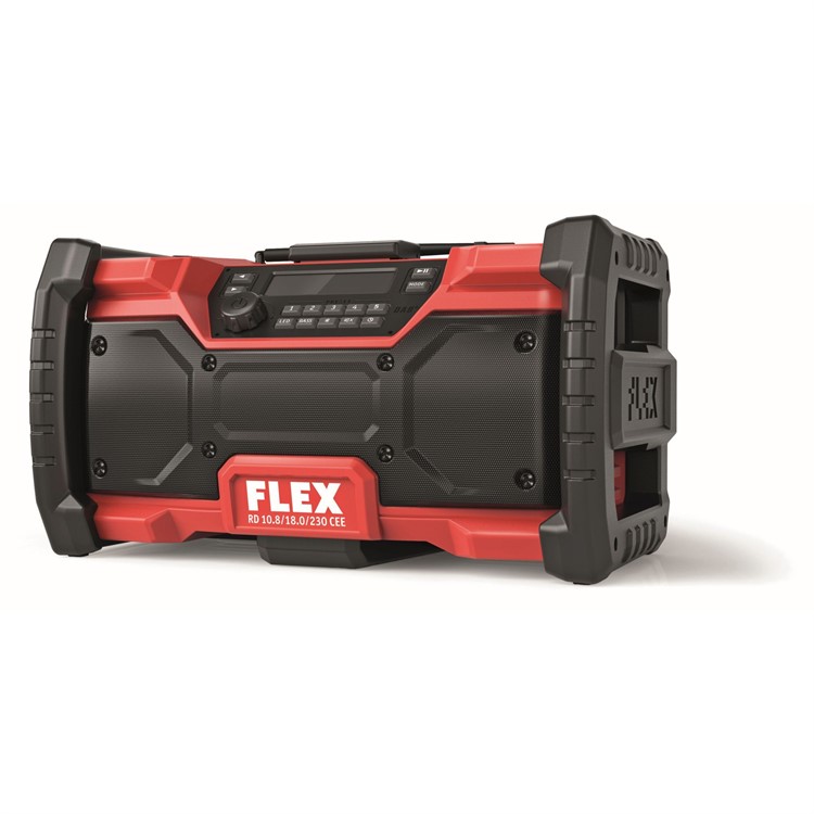 FLEX Digital Batteridriven byggradio 10,8/18V