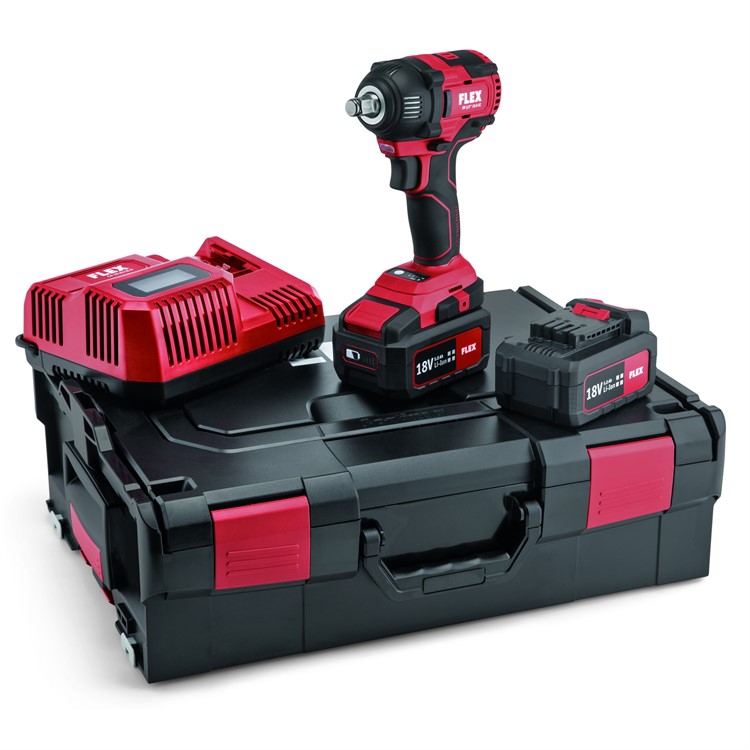 FLEX Mutterdragare IW 1/2" Komplett set 18V
