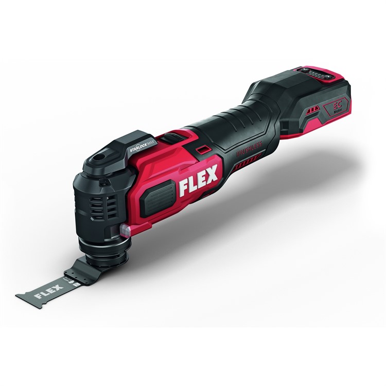 FLEX Batteridriven Multitool 18V Solo med Starlock MAX-fäste 