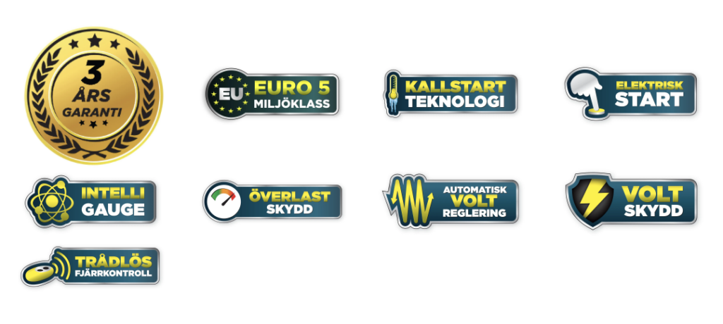 CHAMPION 8000W Bensinelverk med trådlös fjärrkontroll