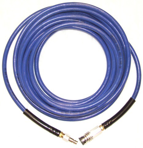 Tryckluftsslang PU 10x15mm 20m inkl. snabbkopplingar 20bar