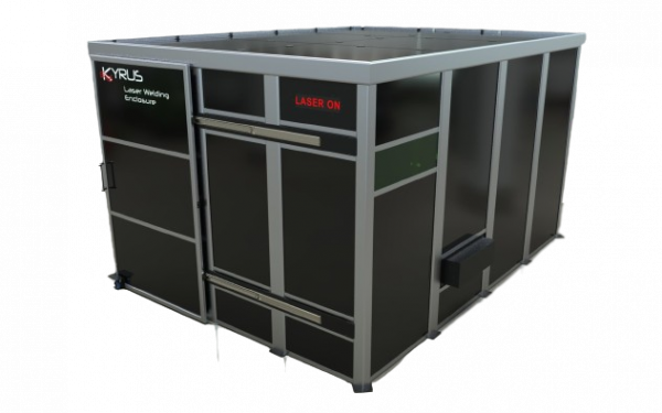 Komplett lasersvetsbås bas 4x4 meter exklusive maskin