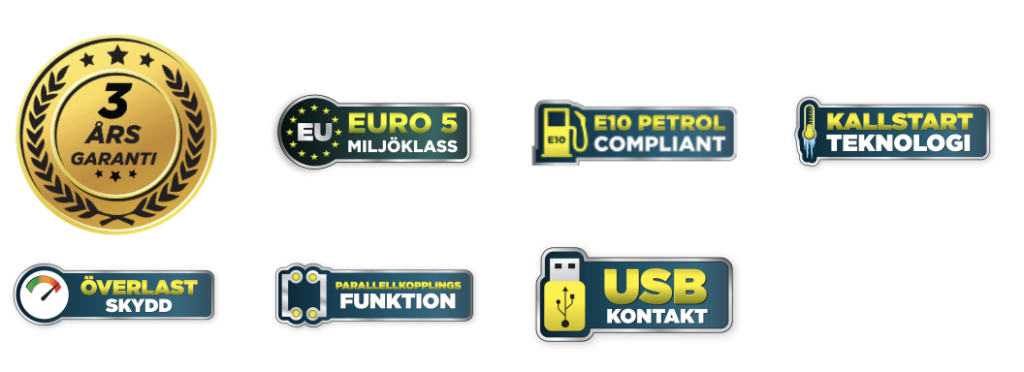 Champion Mighty Fusion 3000W, Bensin