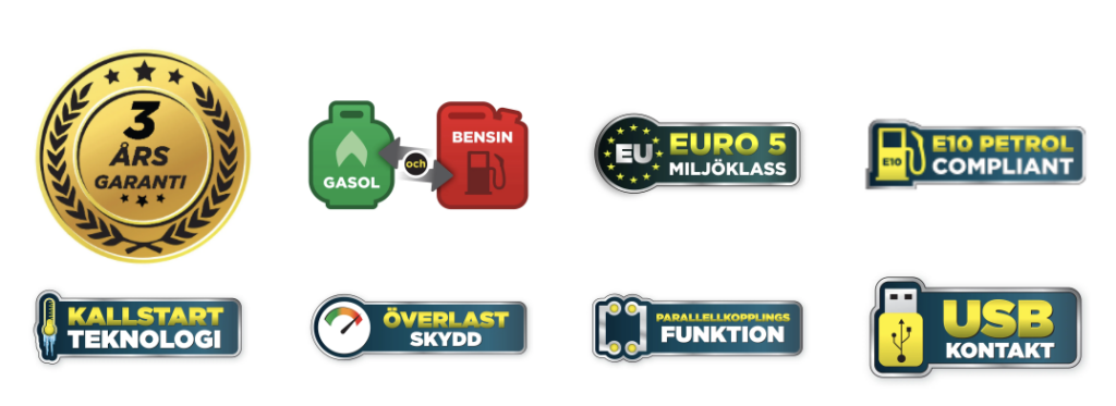 Champion Inverterelverk 3000W The Mighty Fusion, Dual Fuel