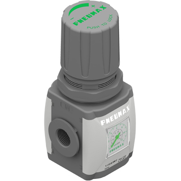 Regulator 1/4" 012 med inbyggd manometer (för KP7247E)