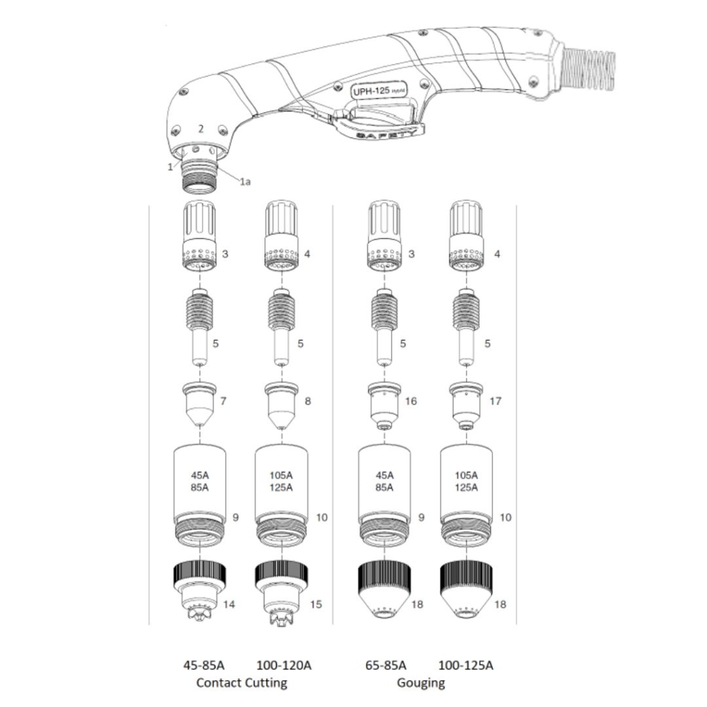 JASIC Torch Spares EP-100