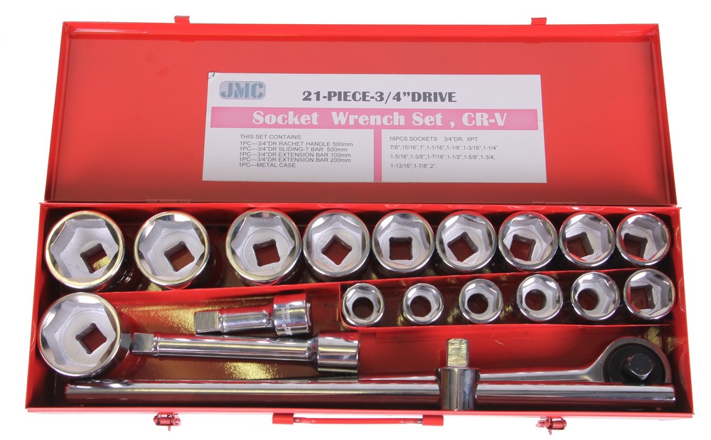 Hylsnyckelsats 3/4" 7/8"-2"